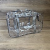 Прозора сумка в пологовий XL (сіра)