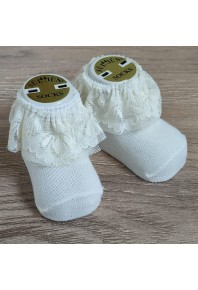 нарядные носочки для новорожденных