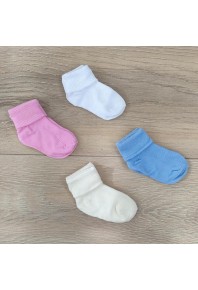 носочки однотонные для новорожденных (тонкие)