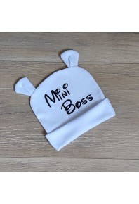 Шапочка з вушками "mini boss"