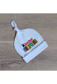 Шапочка з вузликом для немовлят "kinder surprise"