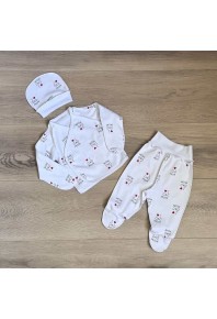 комплект для немовлят "I love dad mom" (інтерлок) у розмірах 50, 56, 62