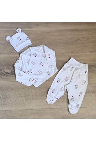 комплект для немовлят "I love dad mom" (інтерлок) у розмірах 50, 56, 62