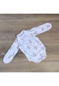 Боді для новонароджених з закритими ручками "I love dad mom" р. 50, 56, 62