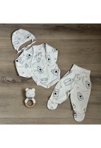 Набір для немовлят "milk" (байковий) р.50, 56, 62