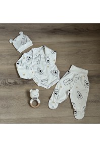 Набір для немовлят "milk" (байковий) р.50, 56, 62