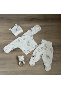 комплект для новонароджених "milk"  (байковий)