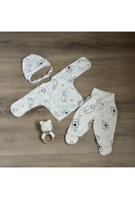 комплект для новонароджених "milk"  (байковий)