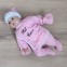 Комплект 3-ка байковый для новорожденных "mini boss" 100% хлопок
