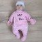 Комплект 3-ка байковый для новорожденных "mini boss" 100% хлопок