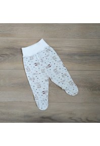 ползунки на широкой резинке с наружными швами для новорожденных 100% хлопок