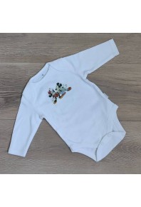 Білий бодік "мікі"
