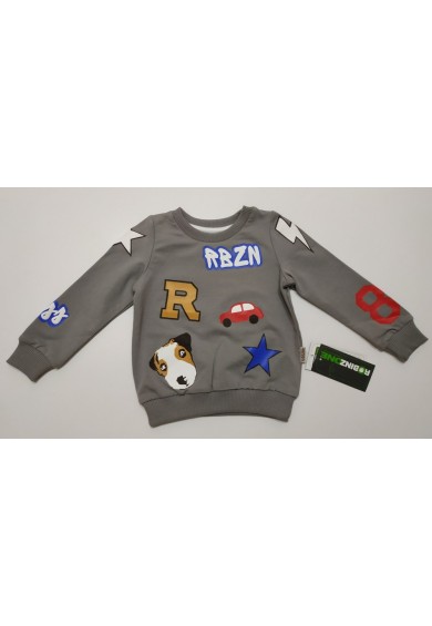 Кофта  "з наклейками" ТМ RobinZone 484 р. 86